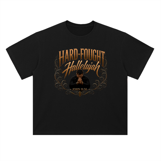 Heavyweight Drop Shoulder Cotton T-Shirt